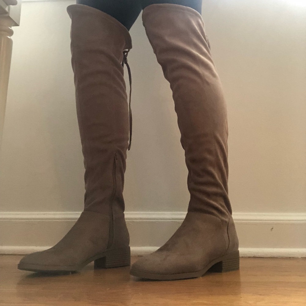 NEGOTIABLE PRICE suede over the knee boots